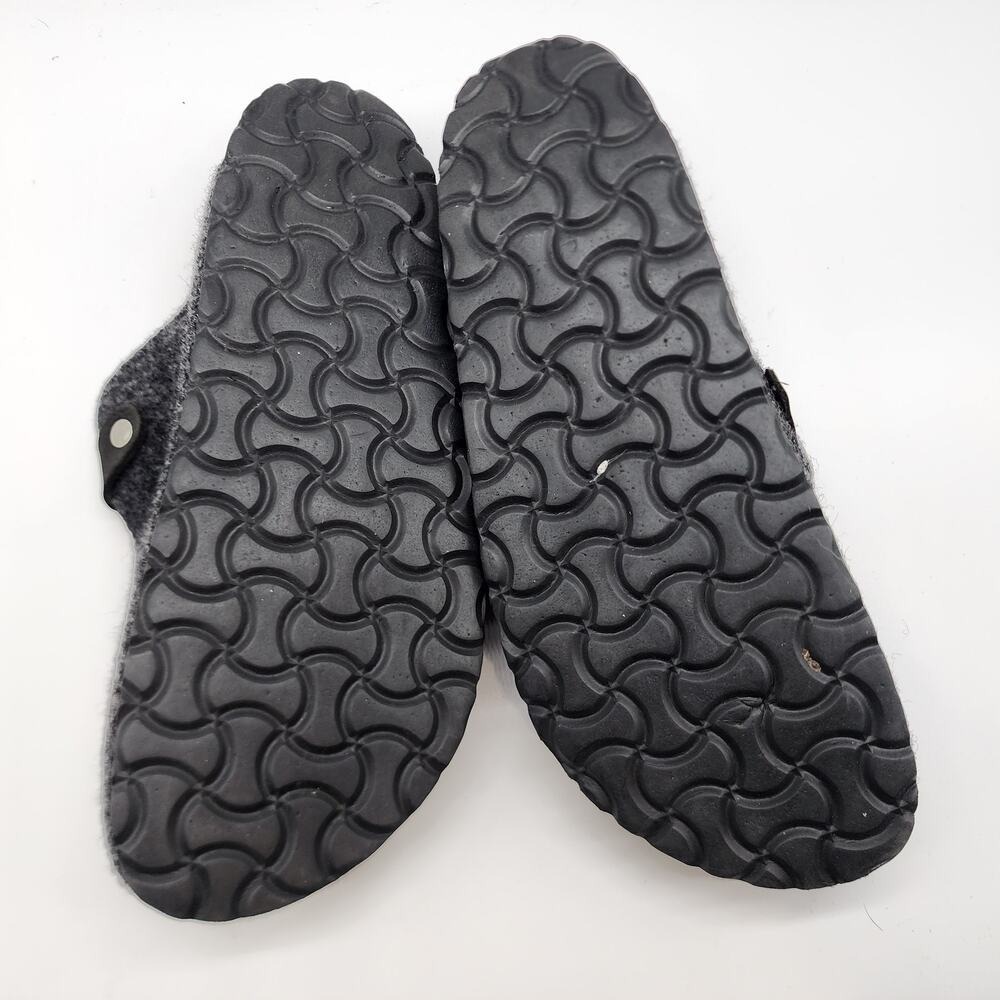 LL Bean Gray Wool Felt Clog Buckle Women's 40 US 8.5 Gorpcore Cabin - Picture 8 of 8
